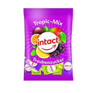 Intact hroznový cukr Tropic mix—100g