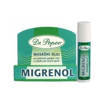 Dr. Popov Migrenol Roll-on masážní olej—6 ml
