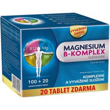 Magnesium B-komplex Glenmark—100+20 tablet