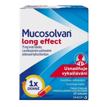 Mucosolvan Long Effect 75 mg—20 kapslí