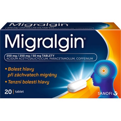 Migralgin—250mg/250mg/50mg, 20 tablet