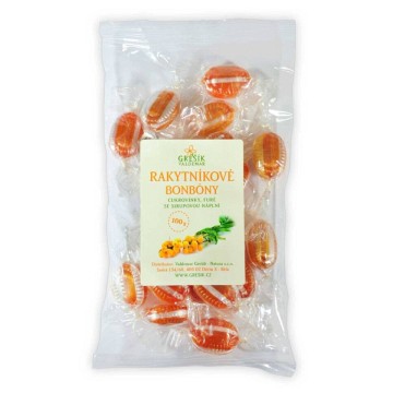Grešík Rakytníkové bonbóny—100 g
