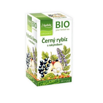 Apotheke BIO Černý rybíz s rakytníkem—nálevové sáčky 20x1,5g