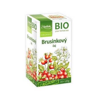 Apotheke BIO Brusinkový ovocný čaj—nálevové sáčky 20x1,8g