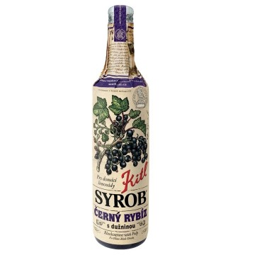 Kitl Syrob Černý Rybíz s dužninou—500 ml