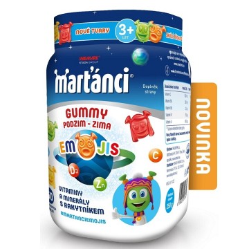 Walmark Marťánci Gummy PODZIM - ZIMA—50 ks
