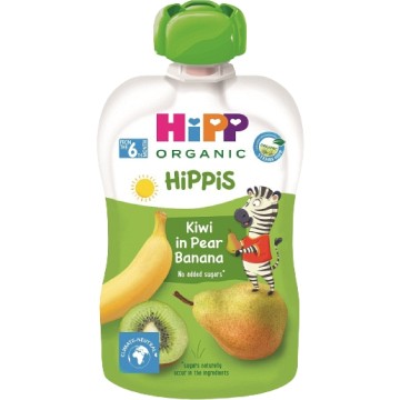 HIPP Ovoce 100% Bio Hruška-Banán-Kiwi—100 g